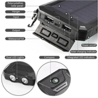 30,000mAh Waterproof Solar Power Bank
