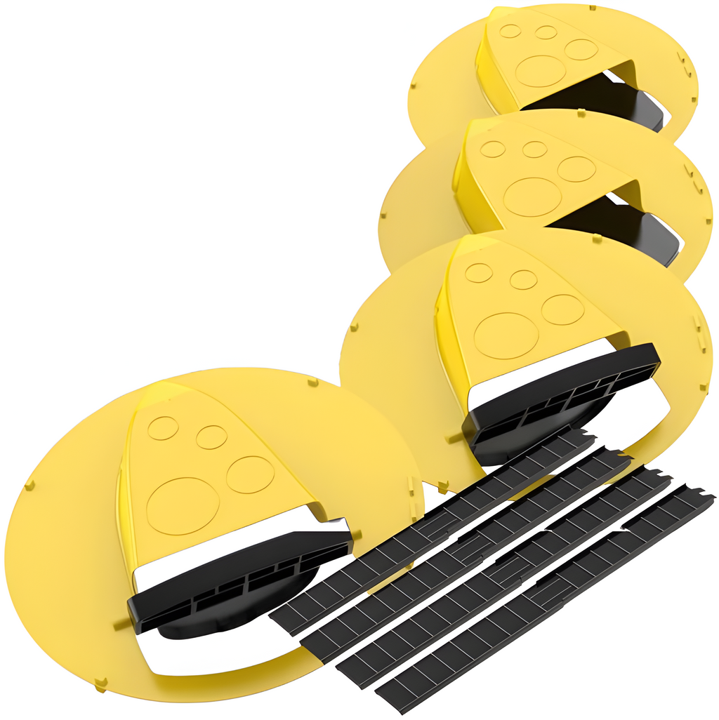 Bucket Lid Mouse Trap Set — 4-Pack Reusable Lids