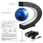 Levitating LED Globe with C-Frame Display