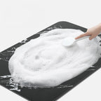 Quick-Dry Diatom Stone Bath Mat — Non-Slip Marble Look