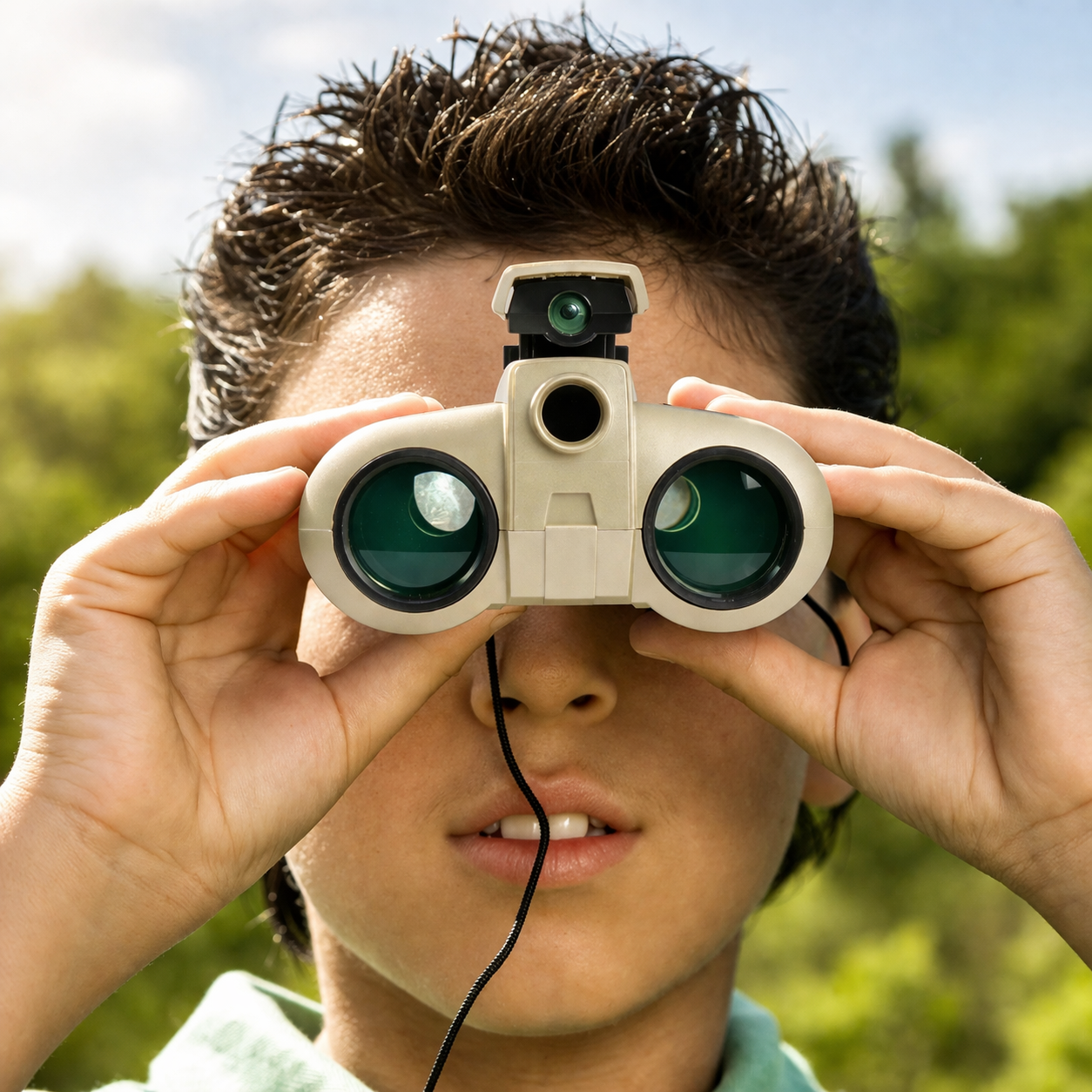Kids Night-View Mini Binoculars - 4x Compact Explorer