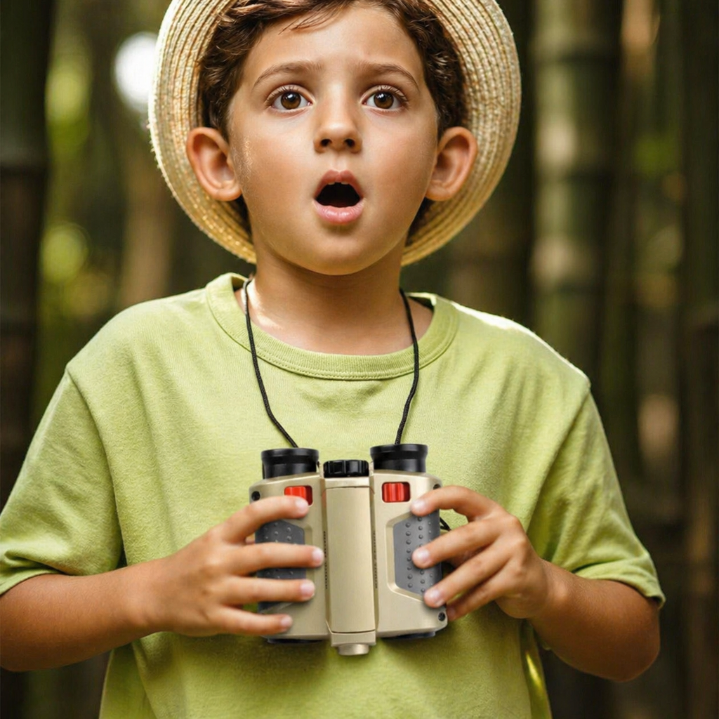 Kids Night-View Mini Binoculars - 4x Compact Explorer