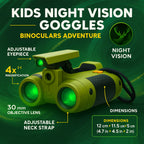Kids Night-View Mini Binoculars - 4x Compact Explorer