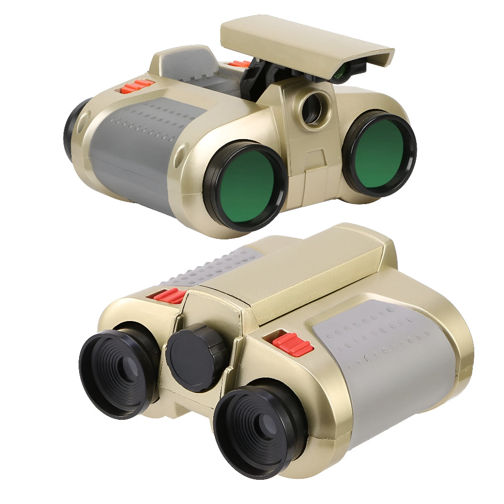 Kids Night-View Mini Binoculars - 4x Compact Explorer