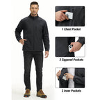 Caleb | Waterproof Hiking Jacket for Men, Softshell Outdoor Rain Jacket 3