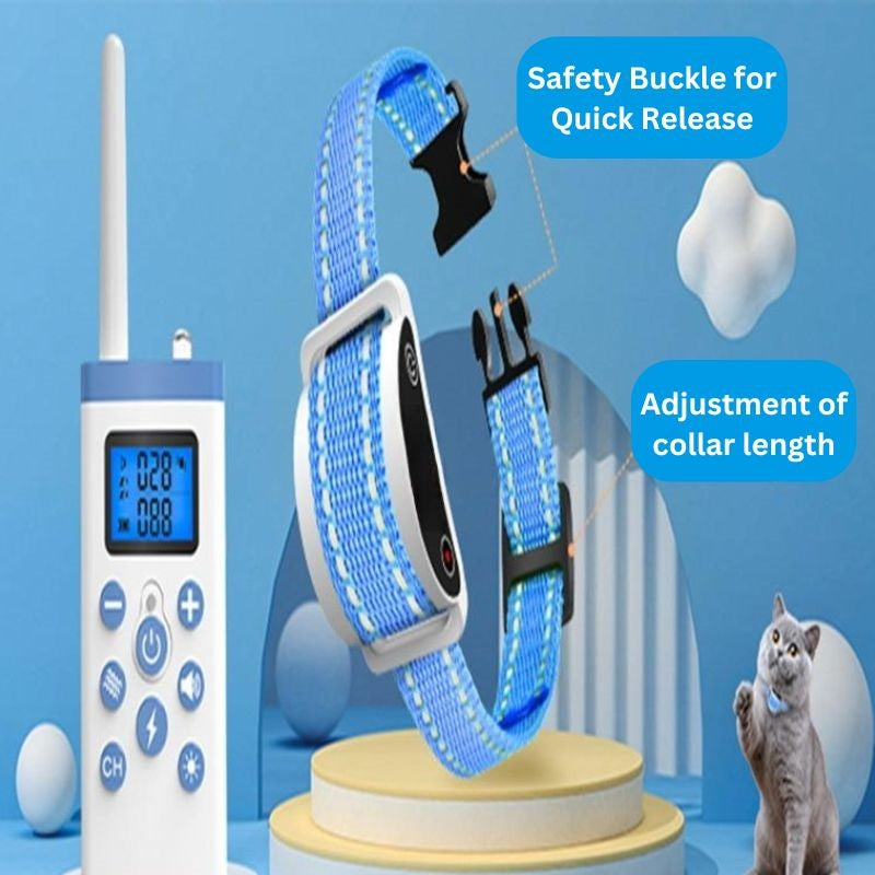 Adjustable Cat Shock Collar with Remote Control