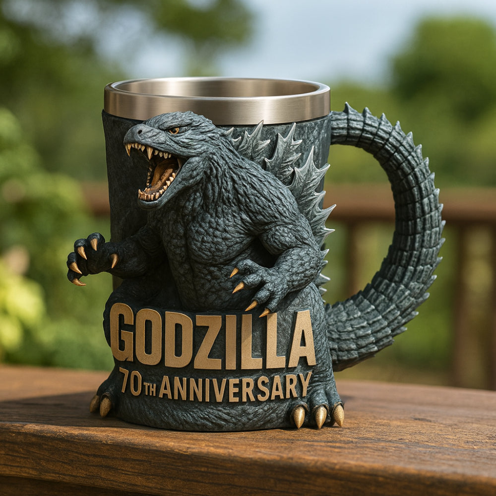 3D Monster Ceramic Coffee Mug — Sculpted Novelty