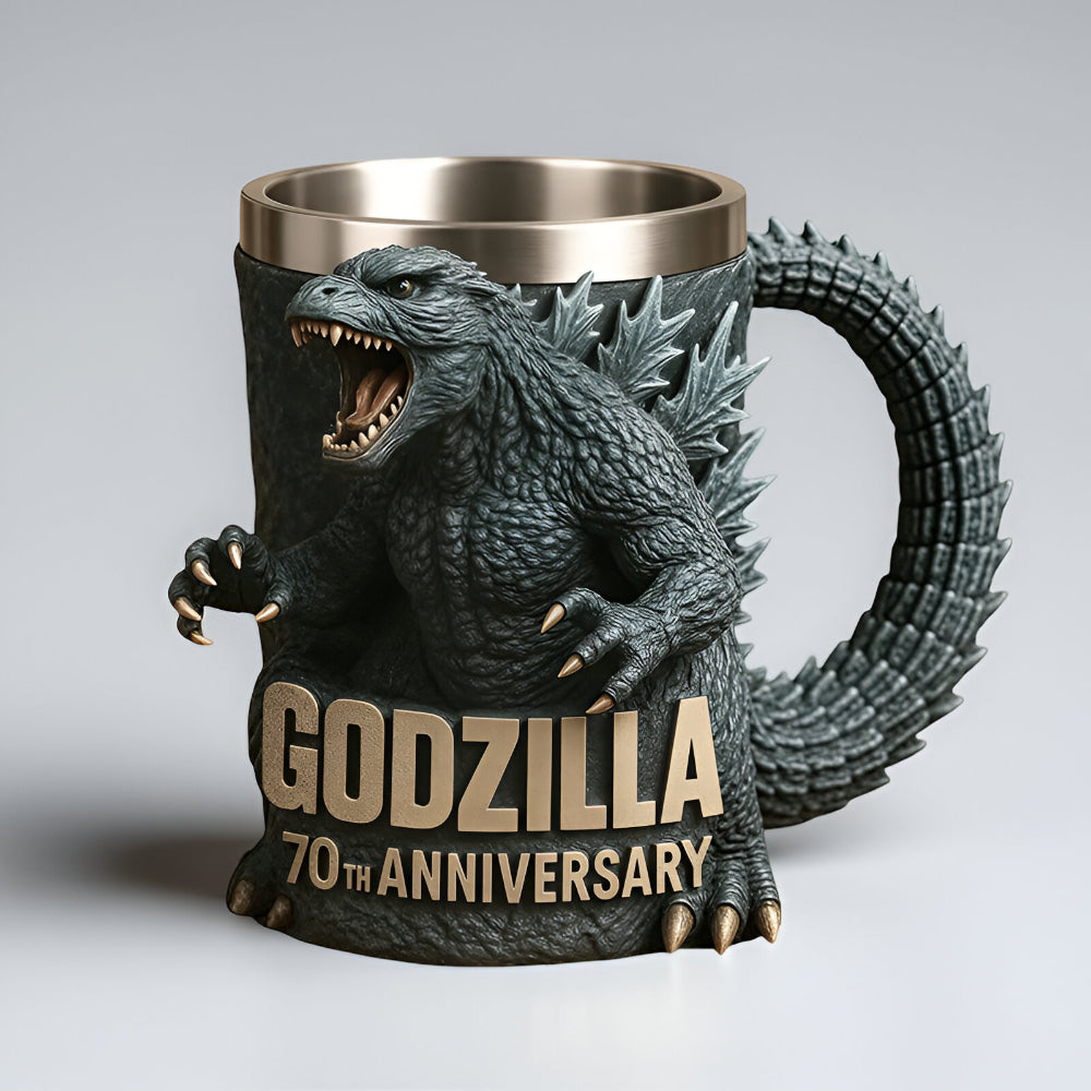 3D Monster Ceramic Coffee Mug — Sculpted Novelty