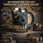 3D Monster Ceramic Coffee Mug — Sculpted Novelty