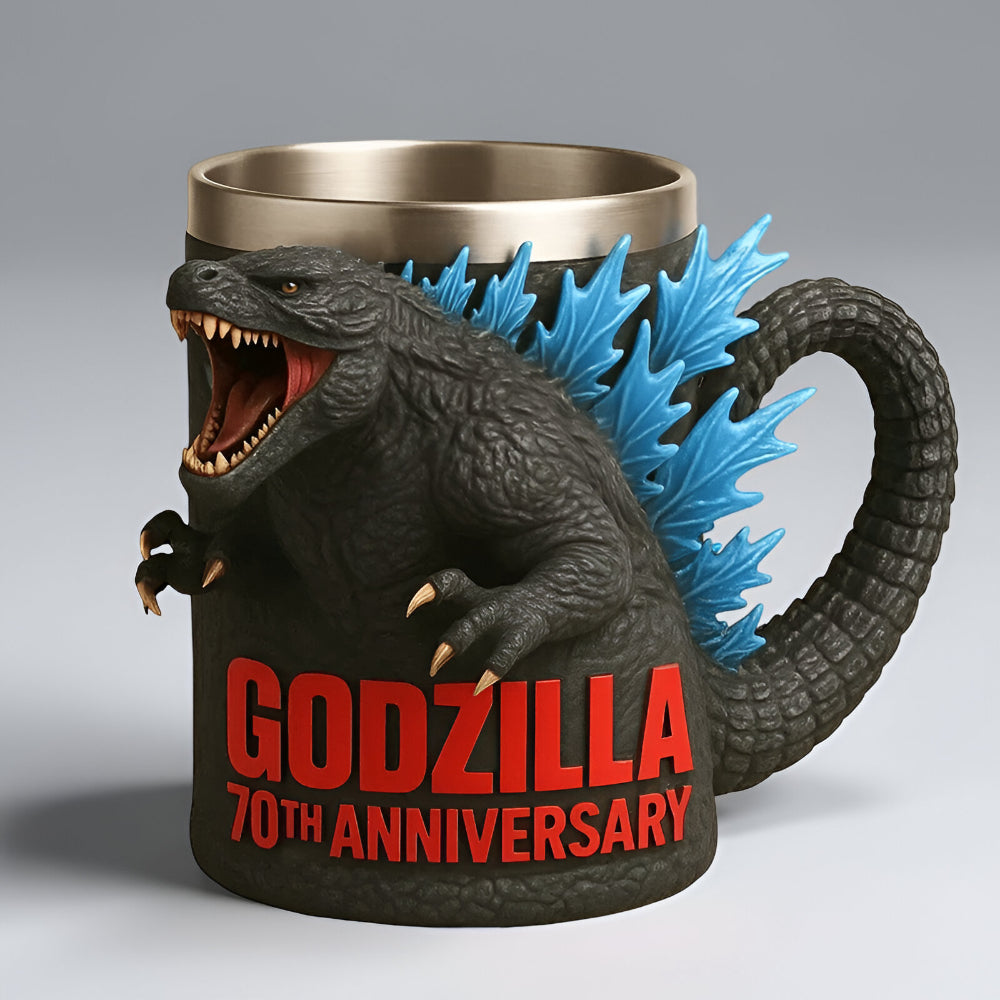 3D Monster Ceramic Coffee Mug — Sculpted Novelty
