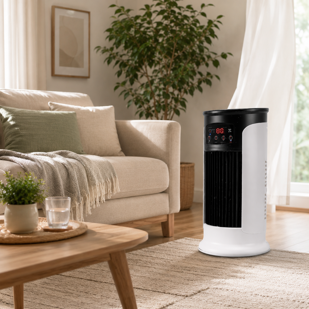 Compact Windowless Portable Air Conditioner & Dehumidifier