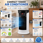 Compact Windowless Portable Air Conditioner & Dehumidifier