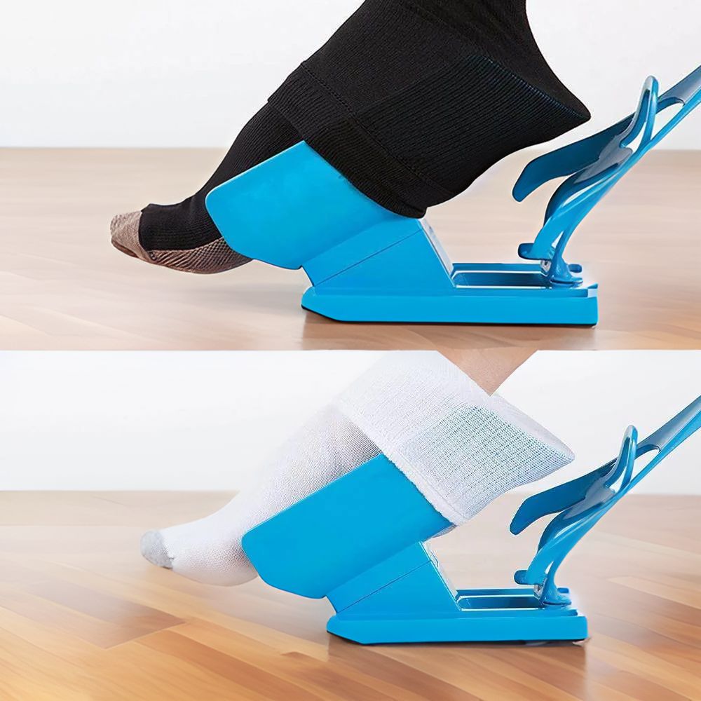 Foldable Sock & Shoe Aid with Long Handle