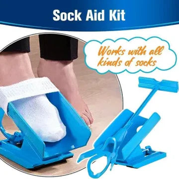 Foldable Sock & Shoe Aid with Long Handle