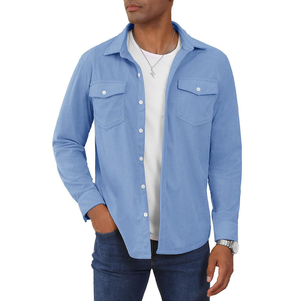 Ethan | Casual Lightweight Men's Shirt Jacket with Button-Down Collar 0