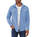 Ethan | Casual Lightweight Men's Shirt Jacket with Button-Down Collar 0