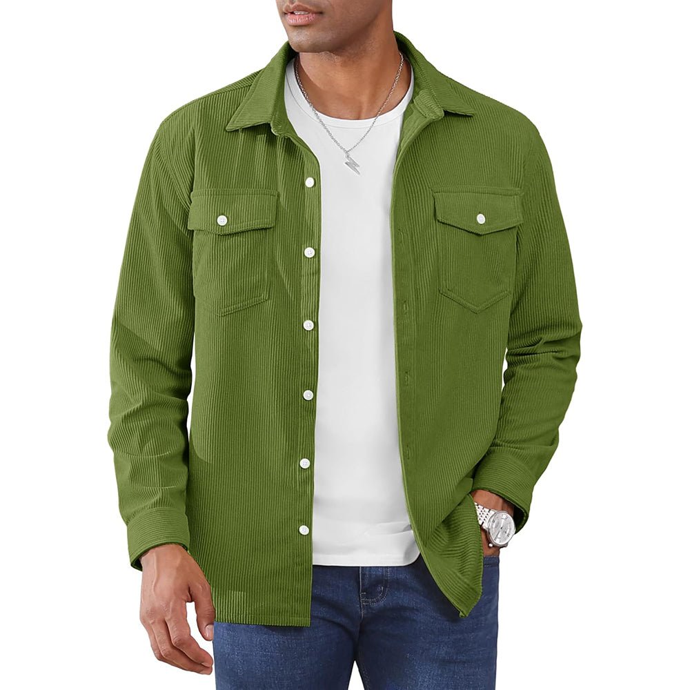 Ethan | Casual Lightweight Men's Shirt Jacket with Button-Down Collar 10