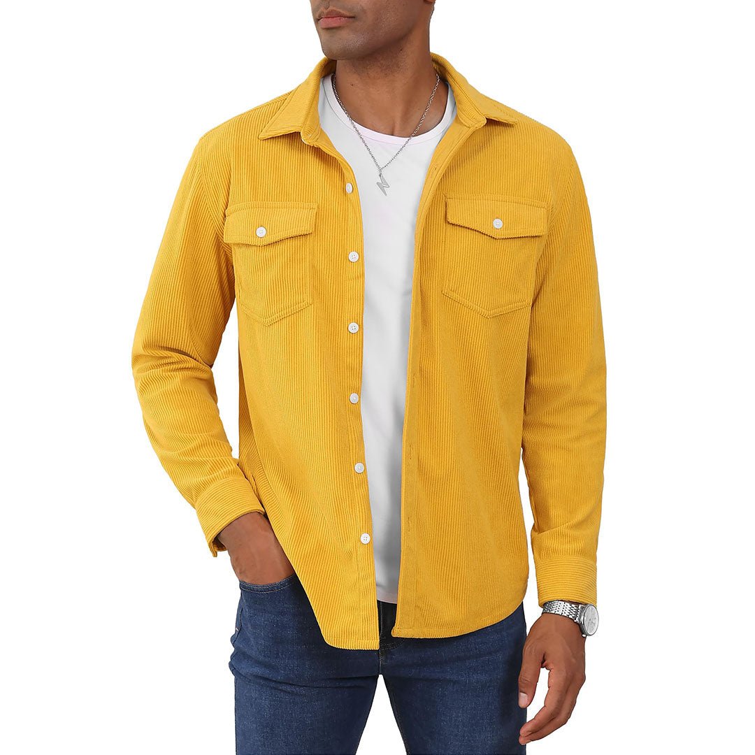 Ethan | Casual Lightweight Men's Shirt Jacket with Button-Down Collar 13
