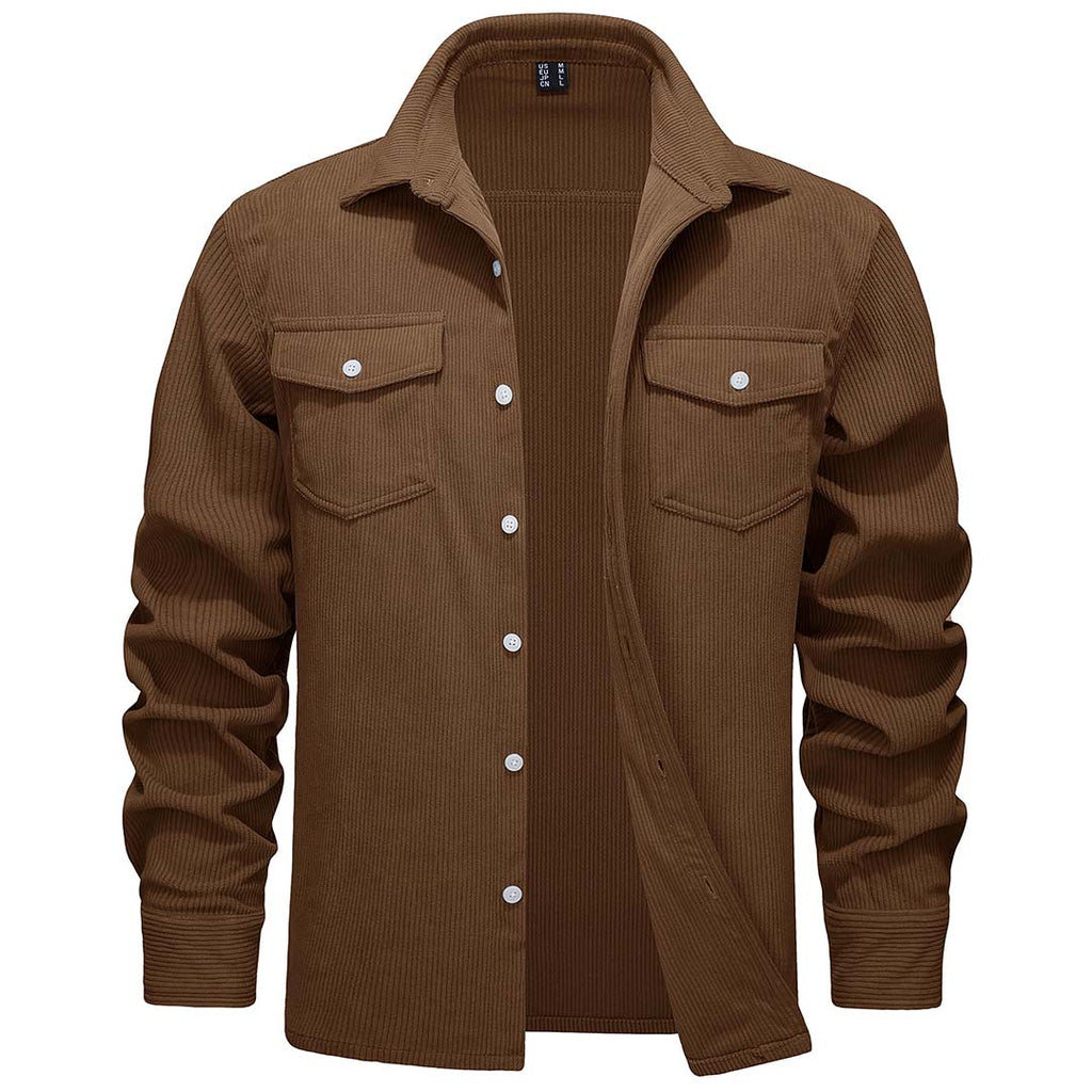 Ethan | Casual Lightweight Men's Shirt Jacket with Button-Down Collar 6