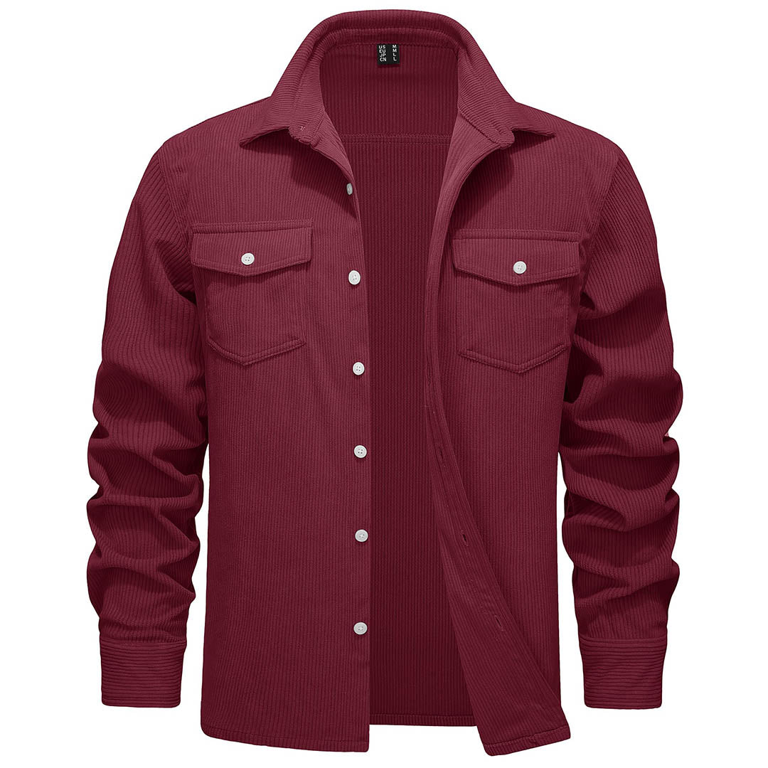 Ethan | Casual Lightweight Men's Shirt Jacket with Button-Down Collar 8