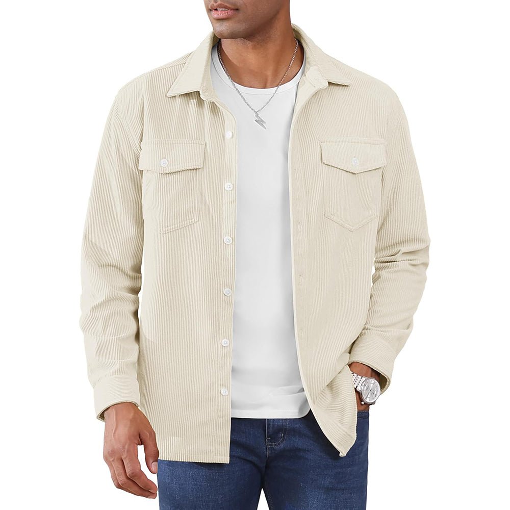 Ethan | Casual Lightweight Men's Shirt Jacket with Button-Down Collar 9