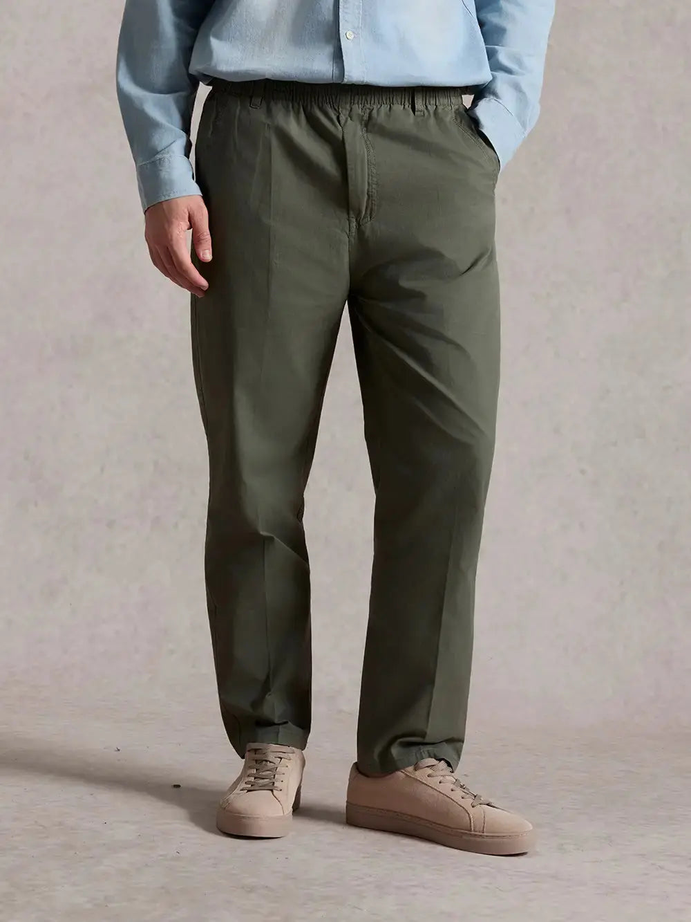 Ethan | Comfortable Elastic Waist Chino Pants 1