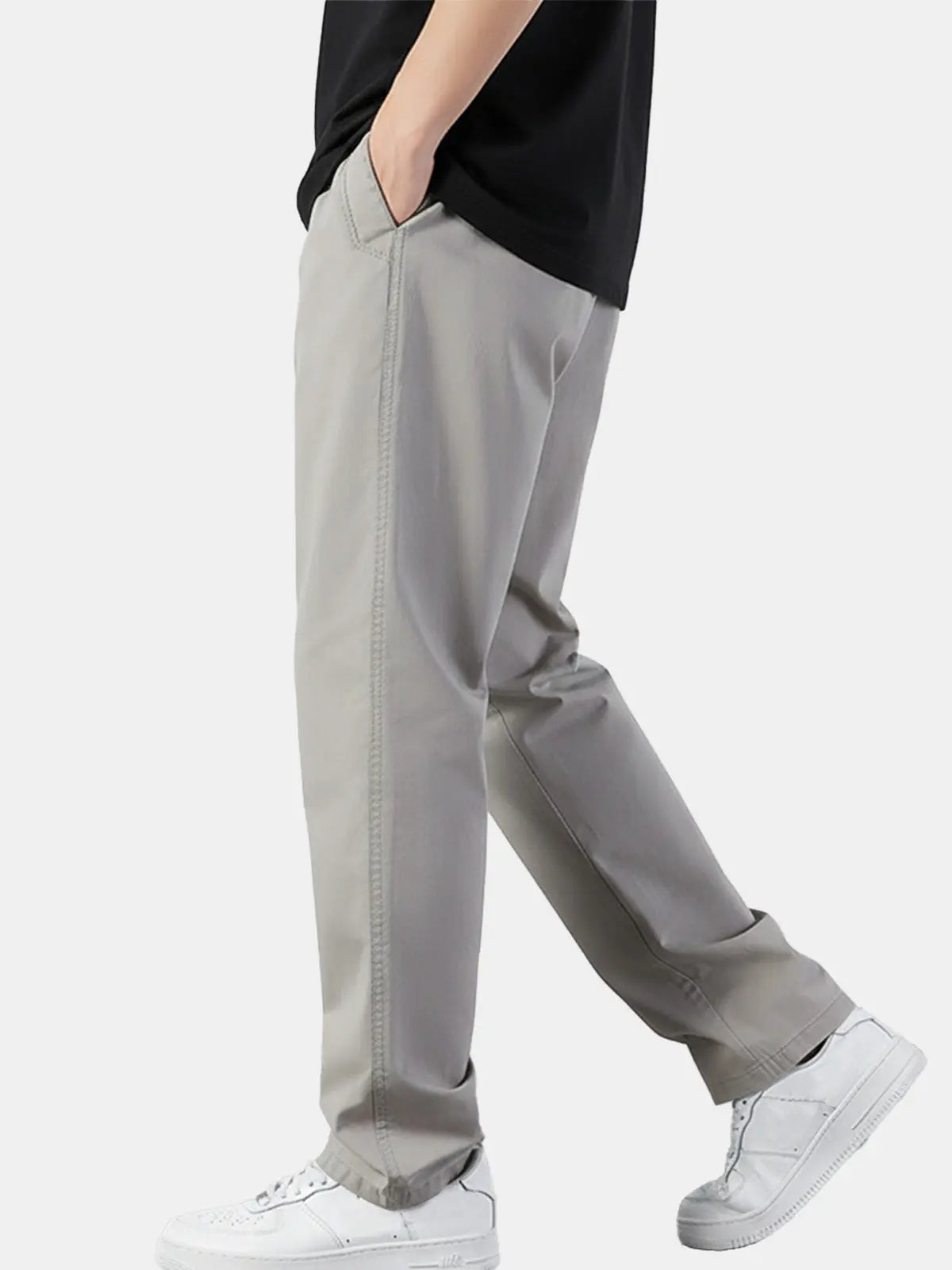 Ethan | Comfortable Elastic Waist Chino Pants 4