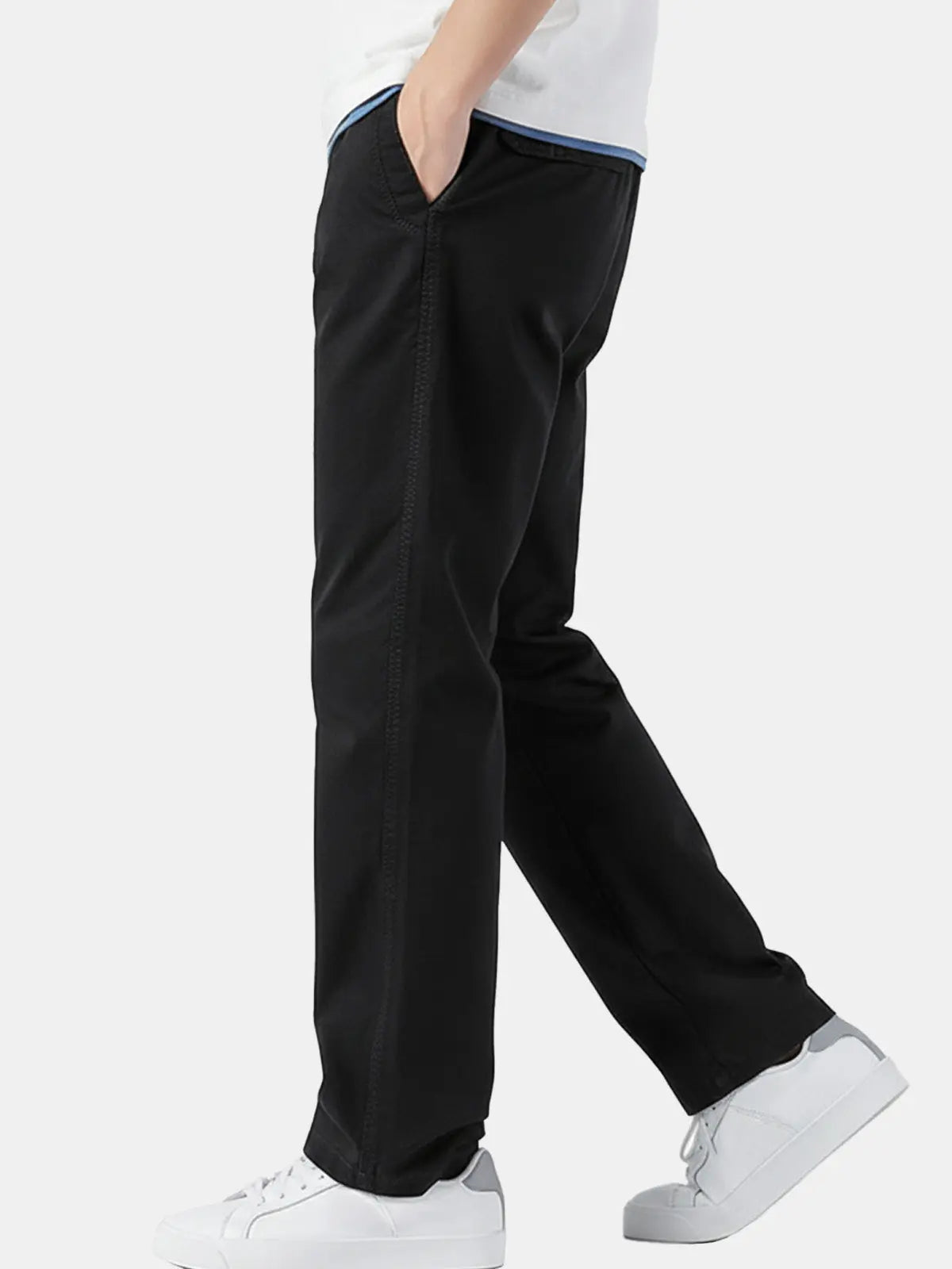 Ethan | Comfortable Elastic Waist Chino Pants 5