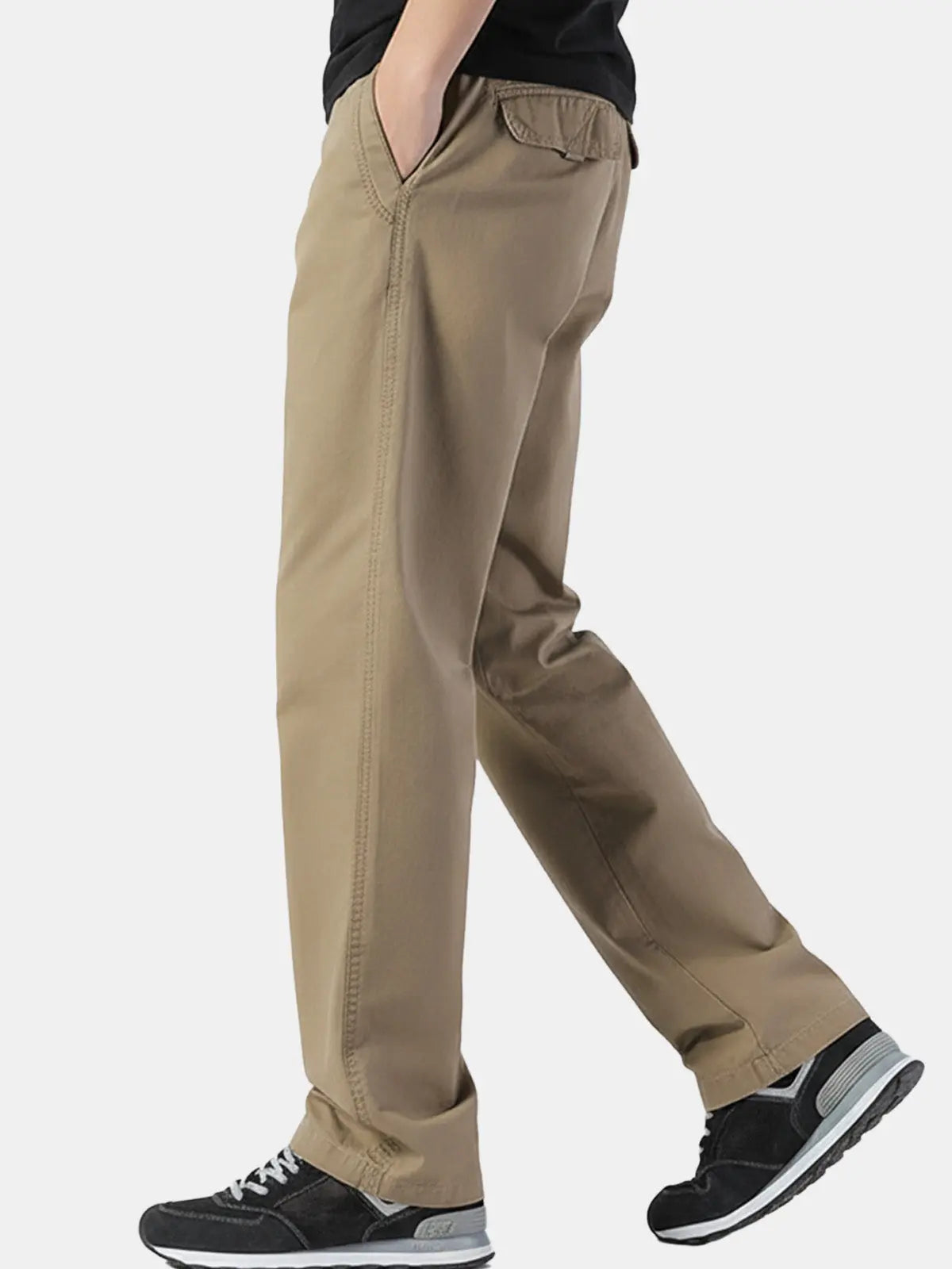Ethan | Comfortable Elastic Waist Chino Pants 6