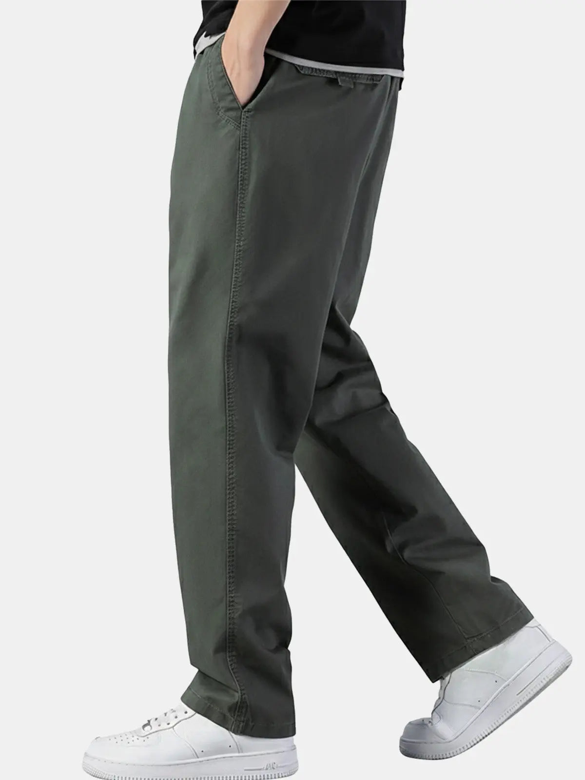Ethan | Comfortable Elastic Waist Chino Pants 7