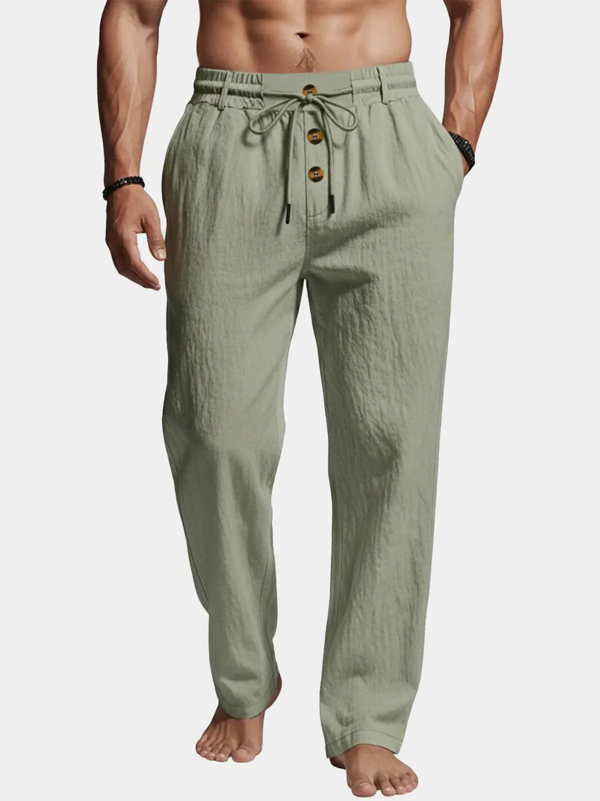 Ethan | Comfortable Relaxed Wide Leg Lounge Pants 0