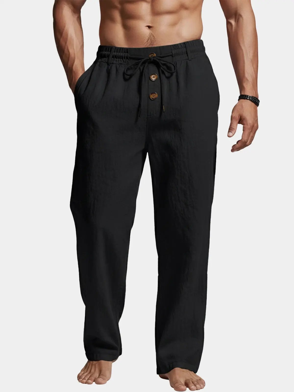 Ethan | Comfortable Relaxed Wide Leg Lounge Pants 9