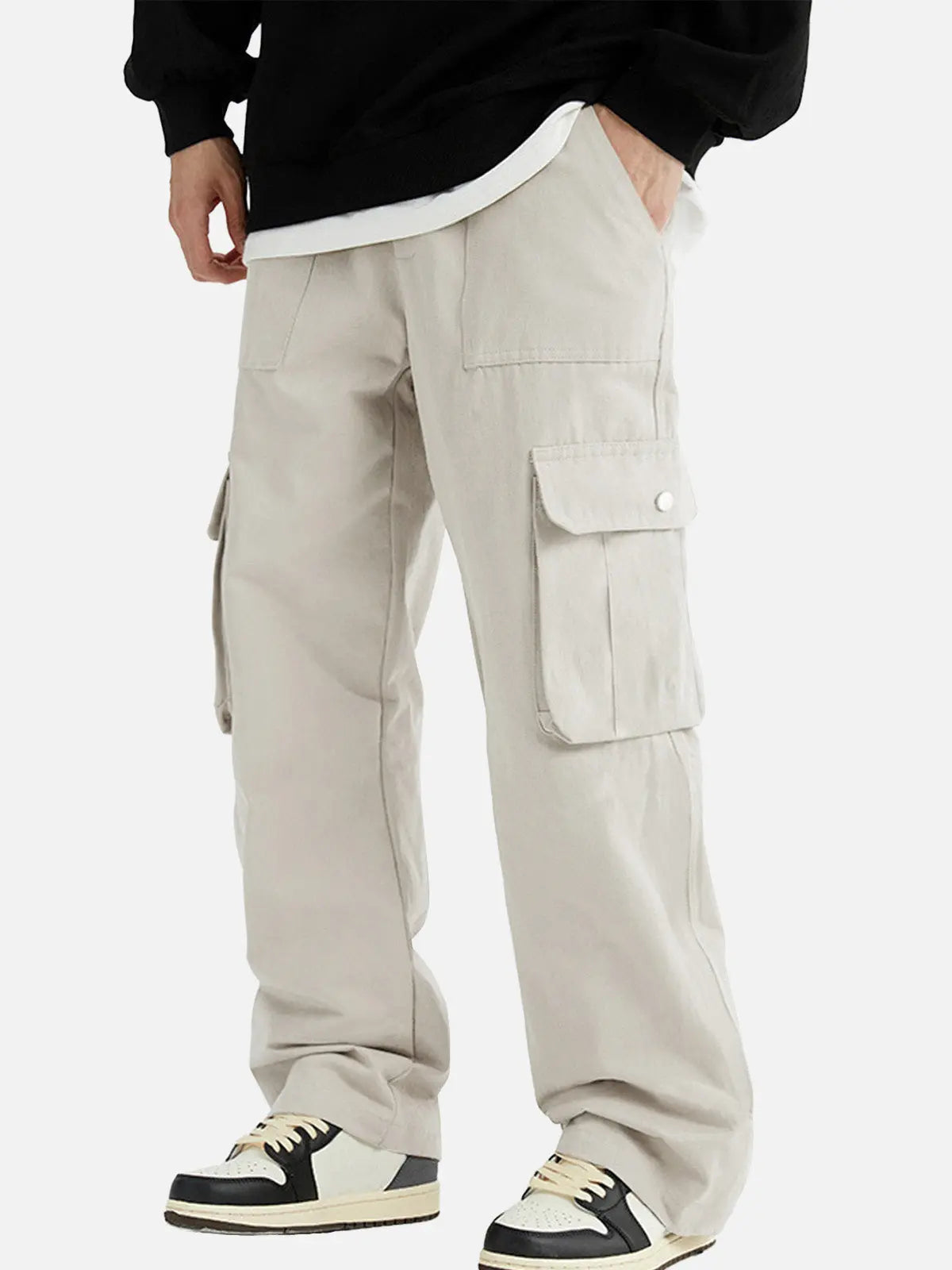 Ethan | Comfortable Straight Leg Cargo Pants 6
