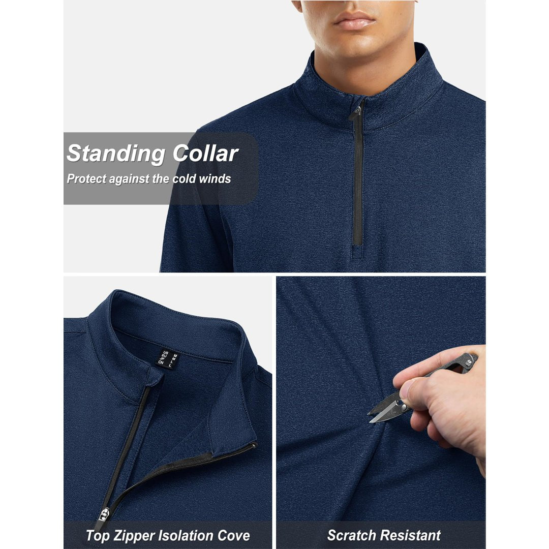 Ethan | Lightweight Comfortable Men's Quarter Zip Pullover 3