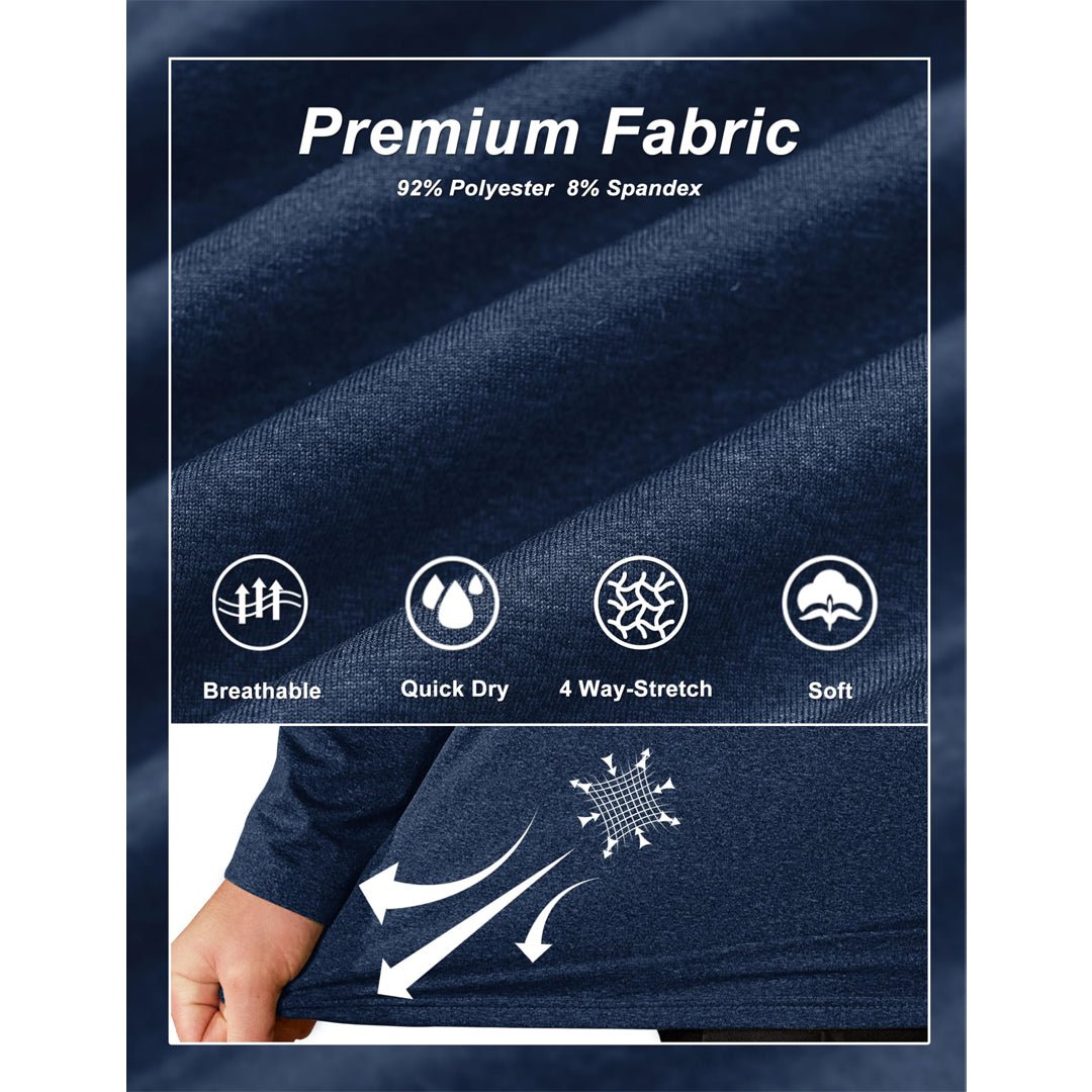 Ethan | Lightweight Comfortable Men's Quarter Zip Pullover 4