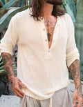 Ethan | Lightweight Relaxed Men's Long Sleeve Shirt 0