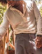 Ethan | Lightweight Relaxed Men's Long Sleeve Shirt 1