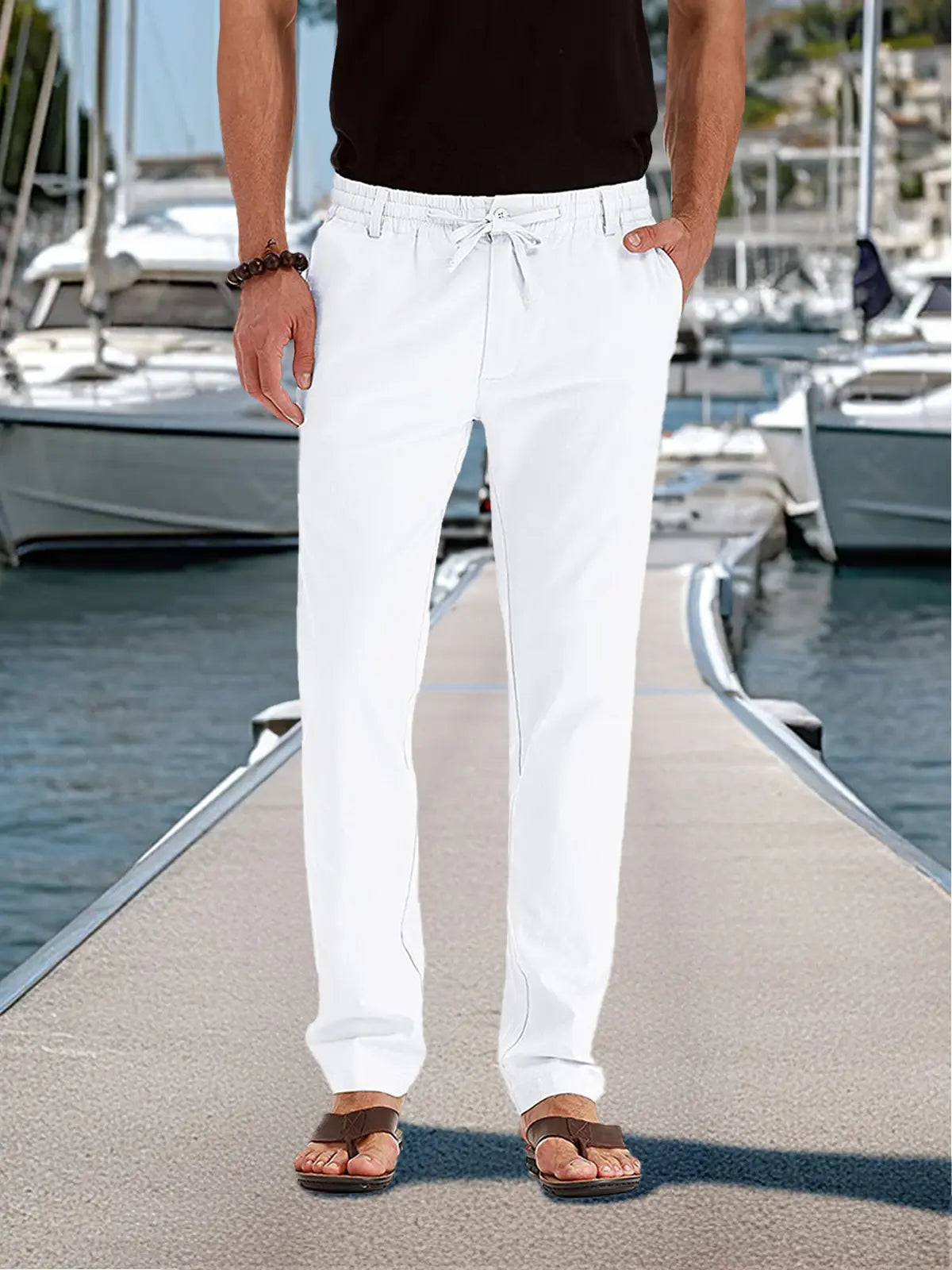 Ethan | Lightweight Relaxed Seaside Pants 0