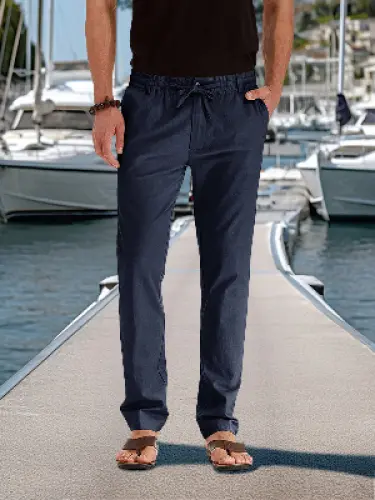 Ethan | Lightweight Relaxed Seaside Pants 1