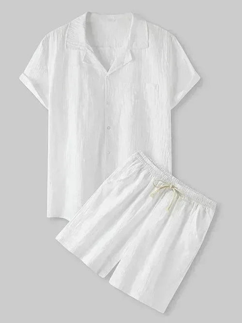 Ethan | Relaxed Lightweight Linen Men's Shorts Set 1