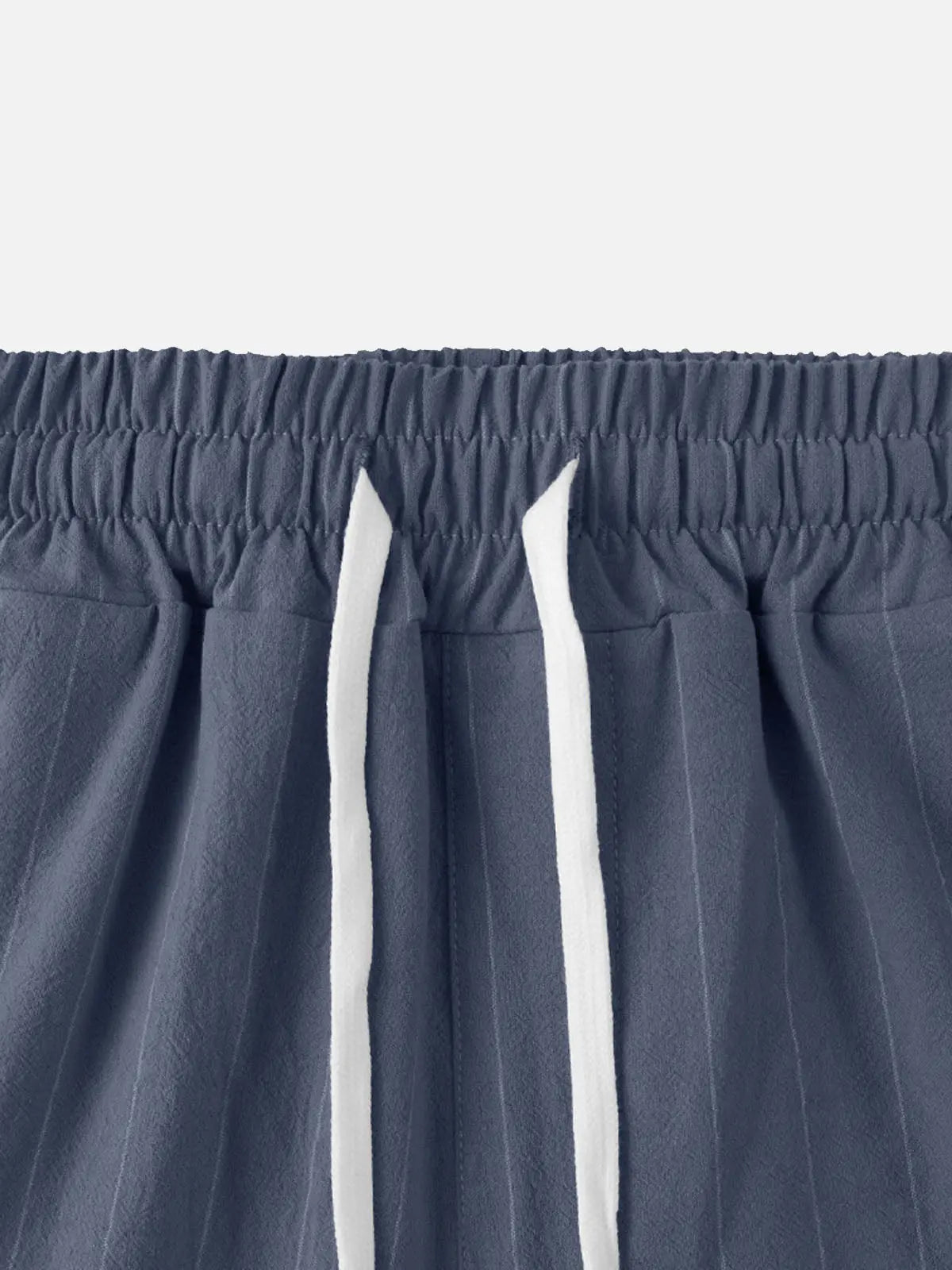 Ethan | Relaxed Pinstripe Linen Blend Pants 1