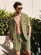 Ethan | Stylish Relaxed Men's Shorts Set 0