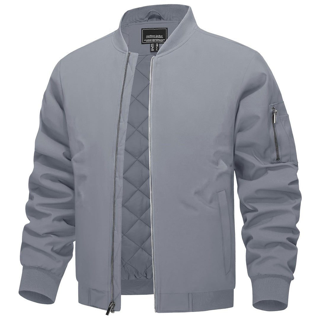 Ethan | Thermal Waterproof Mens Bomber Jacket 10