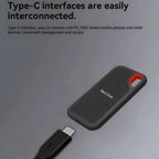 Portable SSD Drive USB-C High-Speed External Storage