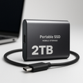 USB-C Portable SSD 2TB — Compact High-Speed Storage
