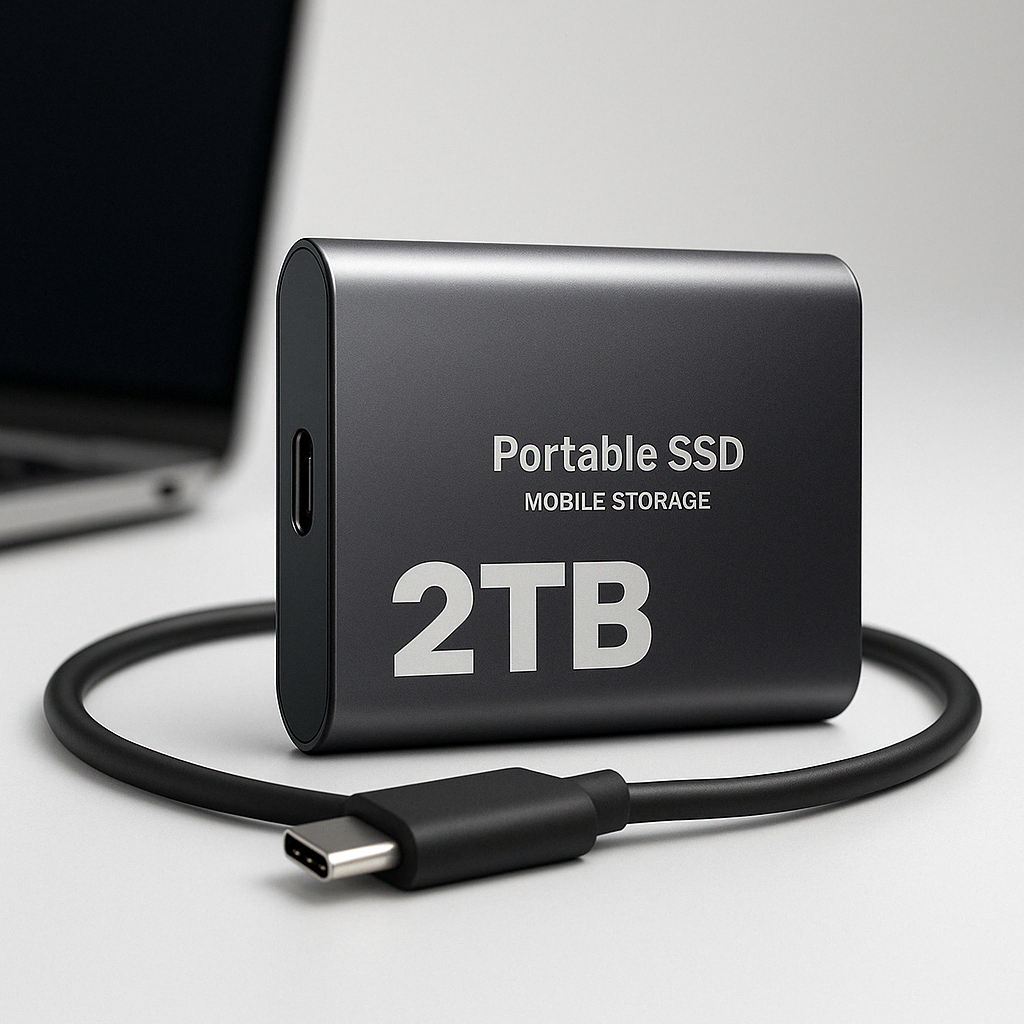 USB-C Portable SSD 2TB — Compact High-Speed Storage
