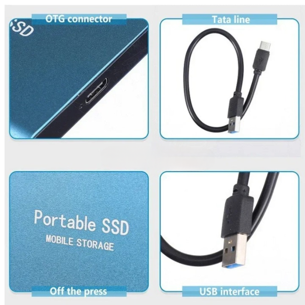 USB-C Portable SSD 2TB — Compact High-Speed Storage