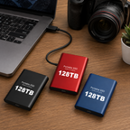 USB Portable SSD — Sleek Aluminium Mobile Drive