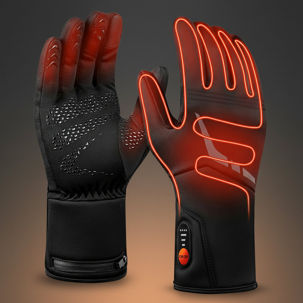 Battery Heated Winter Gloves — Waterproof, Touchscreen