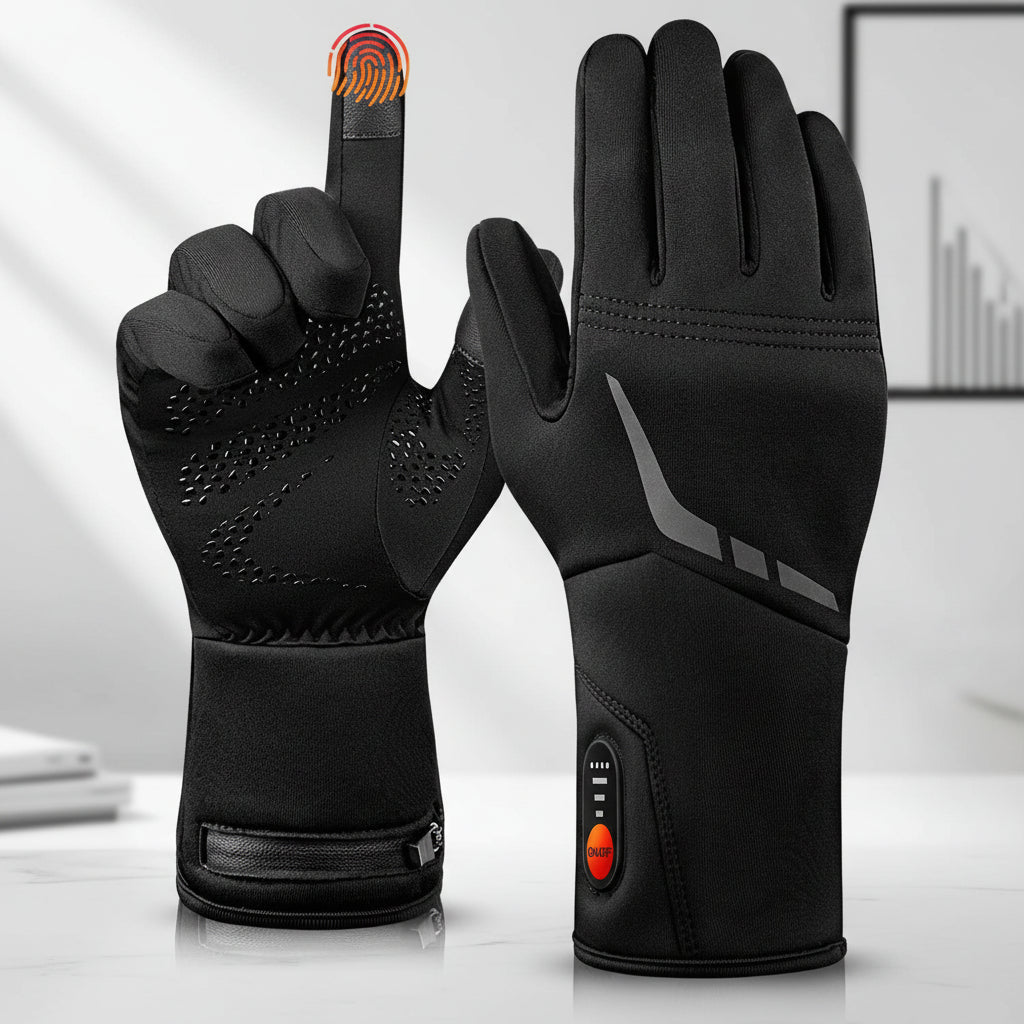 Battery Heated Winter Gloves — Waterproof, Touchscreen
